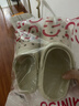 名创优品（MINISO）洞洞鞋女男夏季外穿沙滩凉鞋防滑厚底踩屎感包头凉拖鞋骨白38-39 实拍图