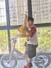 永久（FOREVER）儿童自行车小孩自行车3-6-10岁可折叠带辅助轮童车中小童脚踏单车 唐小鸭+98%装+可折叠+ 车篮 +后座 14寸【适用身高95-115cm】 实拍图