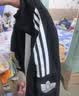 adidas三条纹短款休闲宽松高领运动夹克早秋外套女阿迪达斯三叶草 黑色   S 实拍图