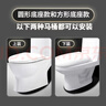 潜水艇马桶盖通用坐便器盖子家用加厚盖板老式抽水马桶圈器配件缓降 U型耐压圆底座快拆款MG2 实拍图