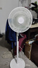 美的（Midea）【幸运草安睡1S】一级能效直流变频声控电风扇家用遥控卧室静音落地扇台式桌面抗菌大风力转页扇 实拍图