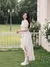 芙伊心Fuyixin海边度假穿搭波西米亚风连衣裙子2026夏季新款法式套装女 白色连衣裙+不规则蕾丝裙 L 实拍图