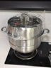 康巴赫蒸锅304不锈钢蒸笼食品级双层汤锅家用蒸煮炖燃气灶电磁炉通用 【加厚304不锈钢】 2层 32cm 实拍图