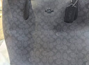 蔻驰（COACH）【品牌直供】女包CITY33电脑包托特包木炭灰CV976 生日礼物送女友 实拍图