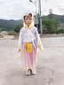 牧萌儿童雨衣男女童幼儿园宝宝防水雨披带书包位小童雨具 小黄鸭 L 实拍图