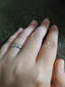 周生生PROMESSA小皇冠Pt950铂金戒指对戒 结婚钻石85438R定价 17圈 晒单实拍图
