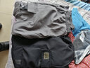 策息裤子男冬季加绒加厚保暖棉裤休闲裤子宽松加绒裤男哈伦学生工装运 加绒411黑色+加绒322灰色 3XL -建议145-160斤左右 实拍图