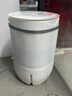 VCJ洗衣机半全自动迷你洗衣机小型洗脱一体小型家用母婴内衣裤洗袜子神器儿童单身人宿舍出租房 白【深层蓝光抑菌*波轮节能降噪】定时 实拍图