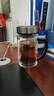 希诺双层玻璃杯带把手高档泡茶杯子男家用办公透明水杯XN-9321 435mL 实拍图
