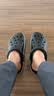 卡骆驰（CROCS）贝雅卡骆班洞洞鞋|205089 黑色/白色-066   41 /42(260mm)   实拍图