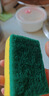 美丽雅抗菌洗碗海绵10*7*3cm*6片大块去油去污金刚砂百洁布厨房抹布神器 实拍图