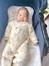 温欧凉席婴儿推车哺乳凉席抱娃神器喂奶手臂垫哺乳凉枕冰丝席子夏季 清爽透气-鲸鱼船【抑菌防螨 植物凉感】 实拍图