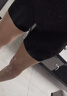 嫚熙（EMXEE）产后收腹提臀裤女塑形束腰高腰无痕春秋塑身裤打底内裤安全裤黑色 实拍图