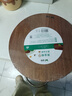 双枪黑金檀木整木切菜板加厚加大圆形砧板实木家用案板面板菜墩35*3 实拍图