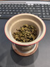 叁旬（sanxun） 知行陶瓷泡茶马克杯带盖过滤水杯女男办公室茶水分离杯子定制 知行马克杯【宫廷红】 实拍图