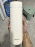 名创优品（MINISO）保温杯显温大容量女士高颜值316L不锈钢男款泡茶学生水杯子雪砂白 实拍图