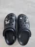 卡骆驰（CROCS）檀健次同款复古小鲸鱼洞洞鞋时尚厚底洞洞鞋花园鞋206302 黑色-001(含智必星) 36 /37(230mm) 实拍图