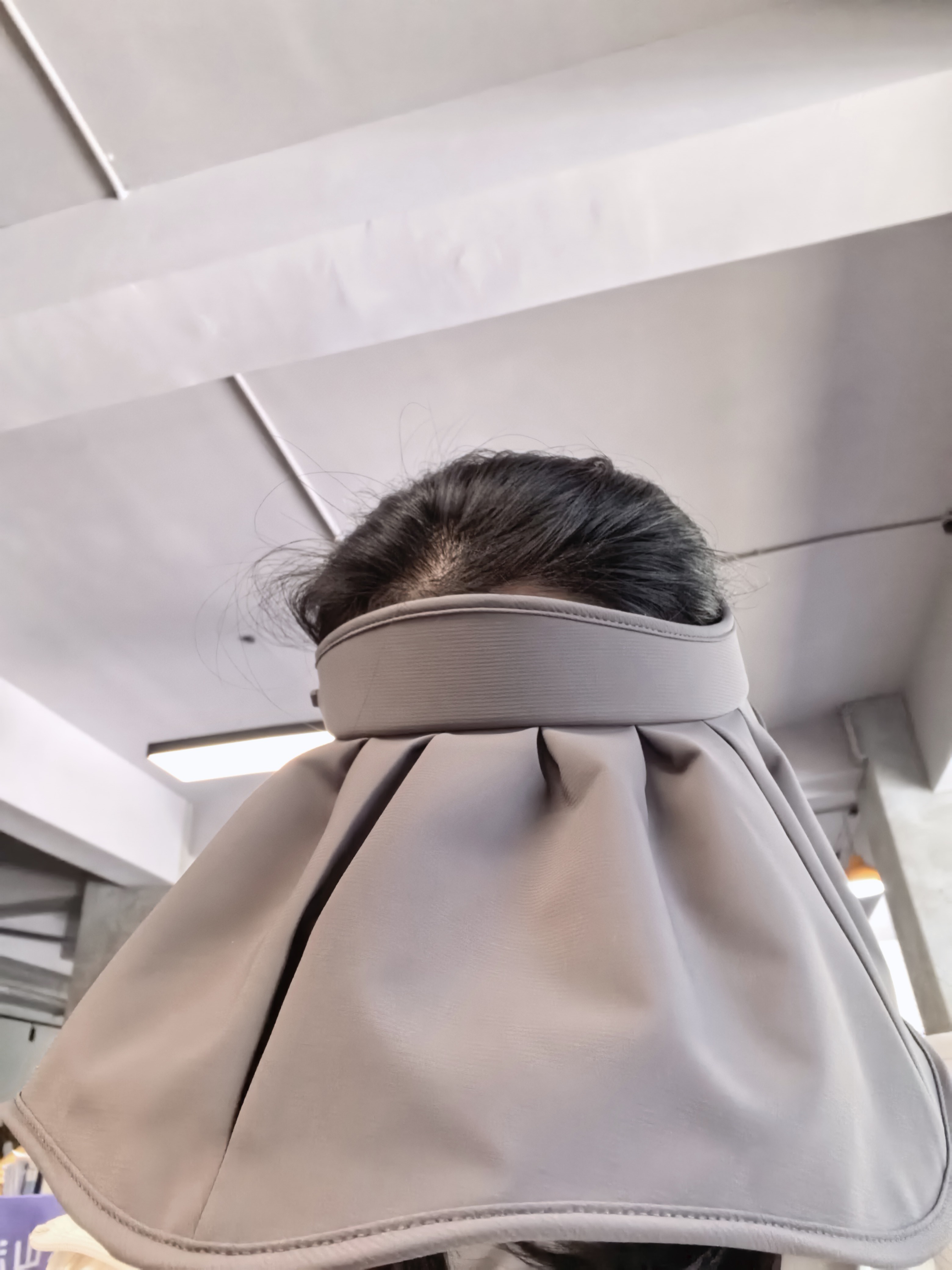 蕉下（beneunder）遮阳帽子女黑胶防晒帽大檐户外防紫外线百搭空顶帽太阳帽BM532 实拍图