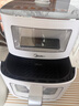 美的（Midea）【价保618】0氟新风炎烤空气炸锅家用 6.5L大容量多功能免翻面双可视空气炸锅蒸烤一体烤箱KZC6521 实拍图