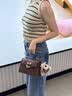 纪诗哲女包2026新款包包单肩包手提斜挎包生日七夕情人节礼物送女友老婆 棕色【赠小狗挂饰】【品牌礼盒装】 时尚百搭小众洋气女士包实用走心高级感纪念日节日礼物 实拍图