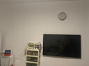 宜家（IKEA）【新品】TALLSPARV塔斯帕挂钟复古简约钟表客厅装饰壁钟 黑色/米黄色挂钟28cm 实拍图