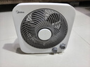 美的（Midea）台式转页扇电风扇鸿运扇轻音台式学生宿舍家用转页扇落地扇家用导风卧室小风扇 4档风速【10吋】KYT25-22MW 实拍图