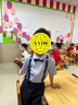 罗蒙男童假期演出服套装男孩生日花童幼儿园礼服毕业 藏青色 130 实拍图