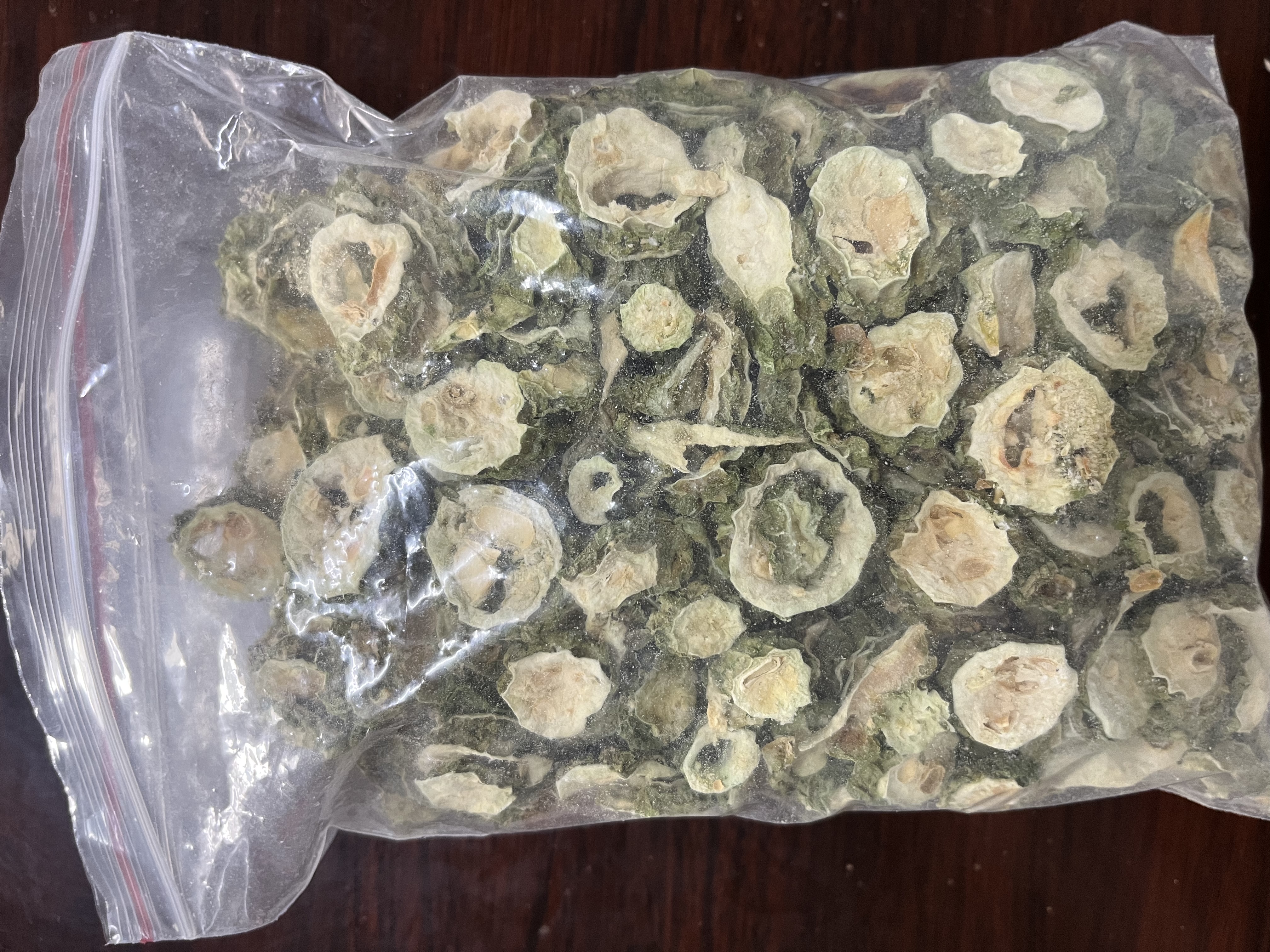 苓仙谷苦瓜片干苦瓜茶非特级苦瓜粉天然新货果蔬原味泡水喝花茶 苦瓜片 250g*1袋 实拍图