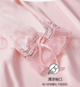浪莎睡裙女性感冰丝仿真丝睡衣薄款高级感V领蕾丝女士家居服 实拍图
