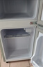志高（CHIGO）小冰箱迷你小型家用冷藏冷冻两用宿舍出租房用双门办公室电冰箱节能省电 【一级能效】76L银色【全国联保丨节能省电】 实拍图