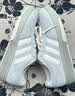 adidas「面包鞋」COURTIC经典运动板鞋平底鞋男女阿迪达斯三叶草   浅绿/奶油白   38 实拍图