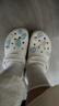 卡骆驰（CROCS）檀健次同款经典洞洞鞋轻便百搭女沙滩鞋包头拖鞋男鞋|10001 白色-100(含智必星) 37 /38(230mm) 实拍图