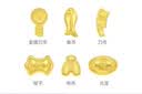周大福福字复古钱币金豆锭子工艺金金币女约1g IF2126生日礼物 实拍图