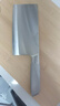 十八子作不锈钢家用菜刀 耐滑手柄刀具盈光斩切刀SL1703-AB【彩盒装】 实拍图