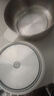 利仁（Liven）小钢人不锈钢0涂层电煮锅分体式小电锅电蒸锅小型1-2人电火锅蒸煮一体多功能锅2L配蒸笼DHG-J1851 实拍图