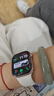 Apple/苹果 Watch S11 智能手表GPS款46毫米玫瑰金色铝金属表壳淡桃粉色运动型表带S/M MEVT4CH/B 实拍图