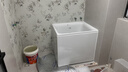 科勒（KOHLER）独立式亚克力浴缸玲纳内外式排水家用浴缸深泡式浴缸带座椅 26759R-0右角位85cm0.85m 实拍图