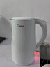 美的（Midea）电热水壶烧水壶1.7L304不锈钢0涂层双层隔热自动断电1500W养生冲奶 MK-SH17M130【价保618】 实拍图