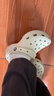 卡骆驰（CROCS）白鹿同款经典云朵洞洞鞋时尚百搭女鞋花园鞋沙滩鞋|206750 骨白色-2Y2(含智必星) 36 /37(230mm) 实拍图