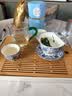 不拙三才盖碗羊脂玉茶碗单个防烫单人茶具一人饮描金青花瓷盖碗两茶杯 实拍图