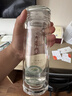 思宝玻璃杯高山流水双层保温水晶茶杯男女士商务办公水杯车载泡茶杯子 280ml【精致小巧】 实拍图