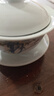 瓷牌茗茶具 盖碗大号 青花陶瓷盖碗花茶杯 白瓷三才碗杯敬茶碗泡茶 功夫茶具 【天下富竹】盖碗 实拍图
