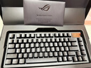 ROG夜魔Extreme 无线三模游戏键盘 75配列 热插拔客制化 可调Gasket结构 全彩OLED 8K回报率机械键盘 雪武白轴【拆封后不支持七天无理由退货】 实拍图