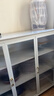 帅仕（shuaishi）厨房置物架落地岩板餐边收纳柜橱柜微波炉烤箱锅具储物架碗柜用具 【免钉安装】白4层120长45深-可调高丨特厚强承重 实拍图