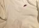 耐克(NIKE)春夏男短袖T恤 纯棉 运动休闲 经典简约 AR4999-100 白色L 实拍图