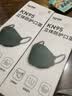泰恩康 一次性防护3D立体口罩KN95级 韩式柳叶型鱼嘴口罩时尚女独立包装 橄榄绿10个/盒*5 实拍图