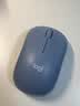 罗技（Logitech）M221 轻音鼠标 无线鼠标 办公鼠标 对称鼠标 带无线微型接收器 雾霭蓝 实拍图
