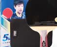 红双喜DHS狂飚五星乒乓球拍直拍双面反胶5层强攻F5006 实拍图