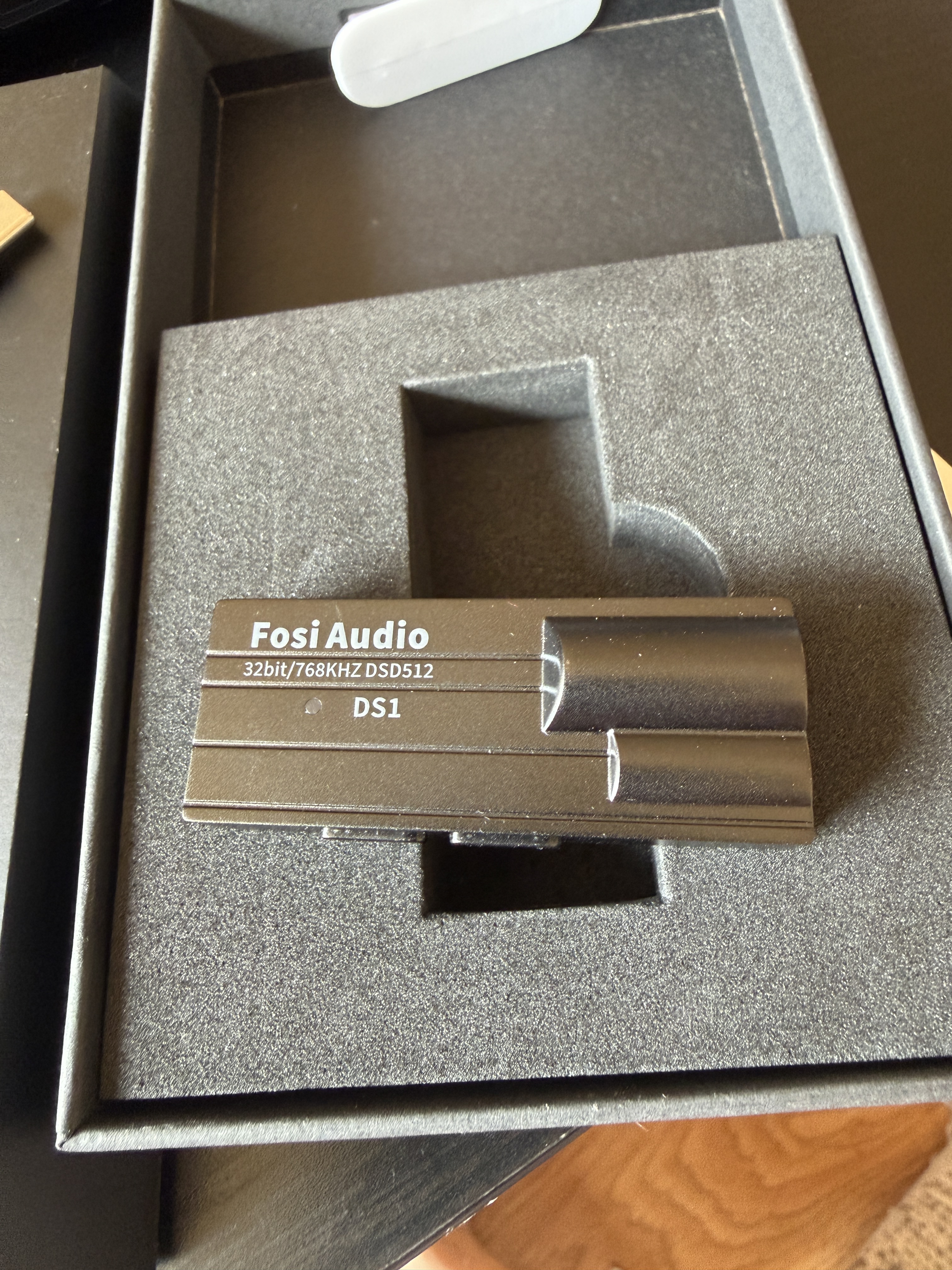 FOSI AUDIO弗西音频DS1小尾巴解码耳放音频解码器无损HIFI发烧便携高音质耳机放大器 黑色【Type-C+Lightning转C口版】 实拍图
