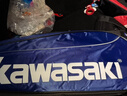 川崎（KAWASAKI）羽毛球包单肩背包网球包男女独立鞋袋羽毛球拍包8327蓝红 实拍图